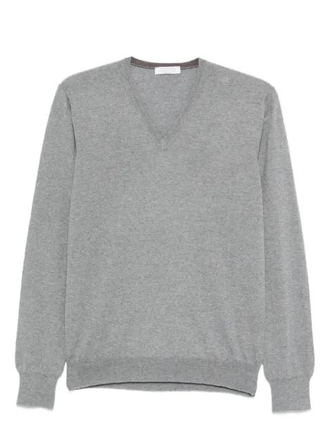 v-neck wool sweater by GRAN SASSO