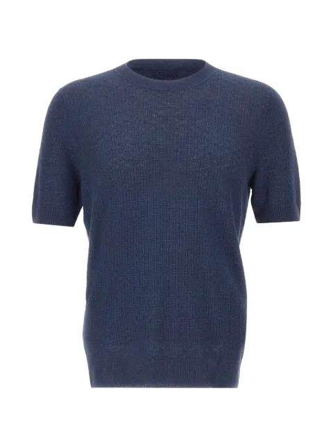 woven-knit T-shirt by GRAN SASSO