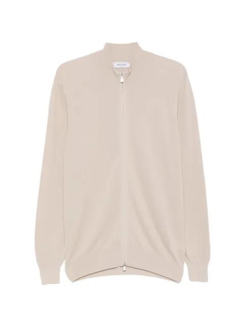 zip-fastening cardigan by GRAN SASSO