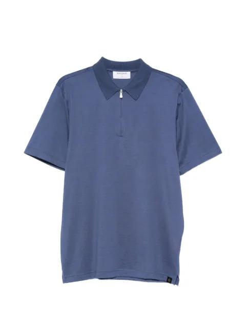 zip-fastening polo shirt by GRAN SASSO