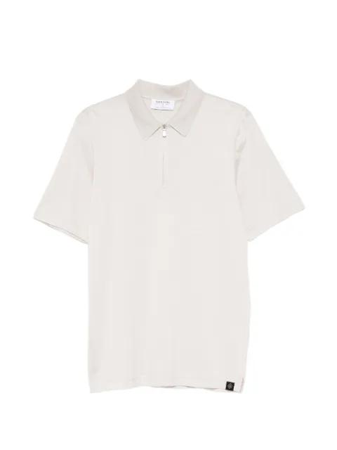 zip-fastening polo shirt by GRAN SASSO