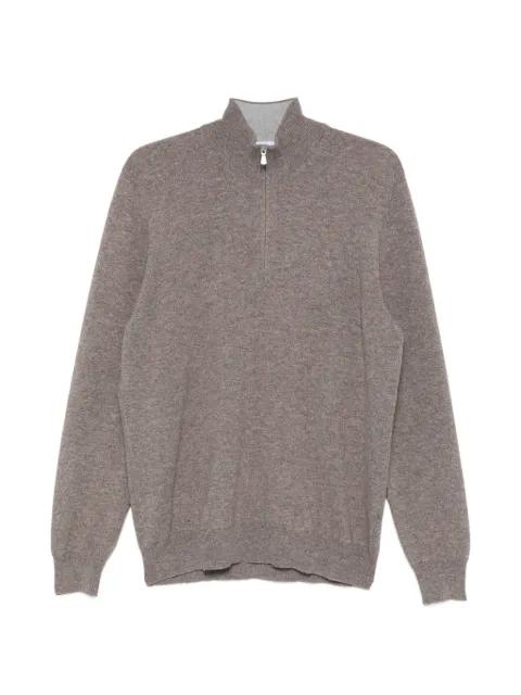 zip-fastening sweater by GRAN SASSO