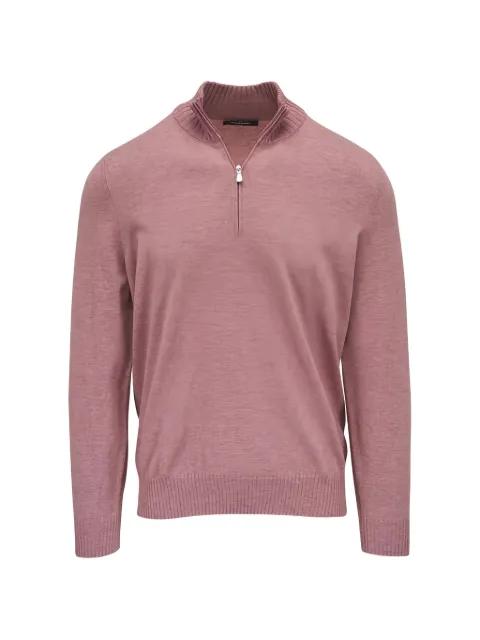 zip-neck sweater by GRAN SASSO