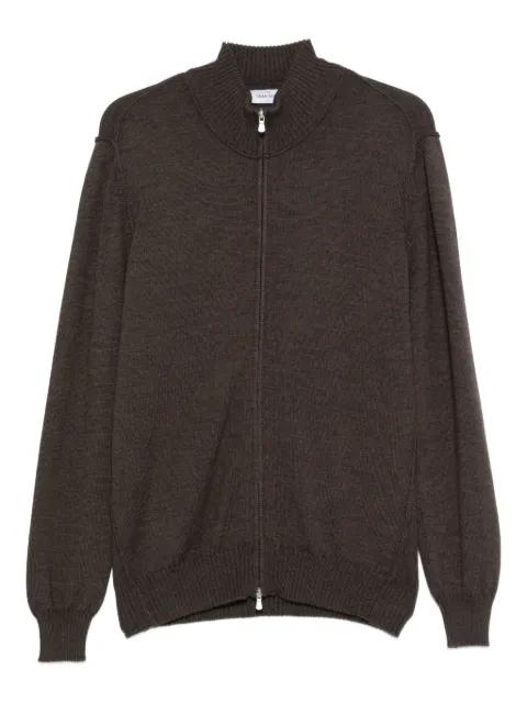 zip-up cardigan by GRAN SASSO