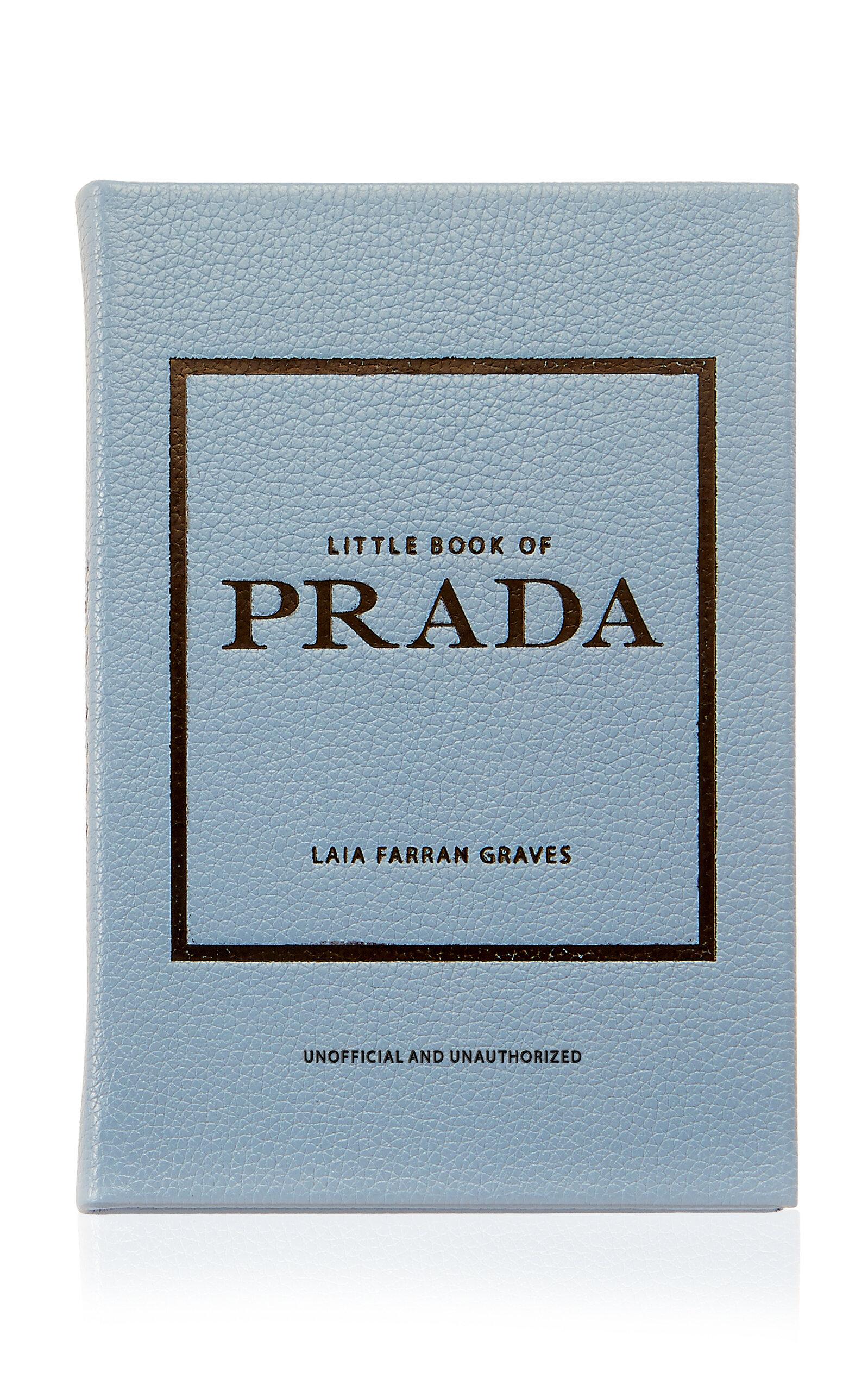 Graphic Image - Little Book Of Prada Leather Hardcover Book - Blue - Moda Operandi by GRAPHIC IMAGE