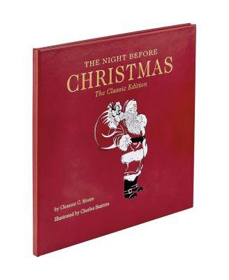 Unisex The Night Before Christmas Classic Children's Leather Bound Book - For Ages 0+ by GRAPHIC IMAGE