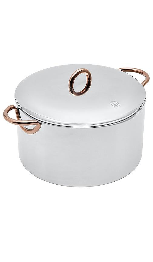 Great Jones Big Deal 8-quart Stainless Steel Stockpot in Metallic Silver by GREAT JONES