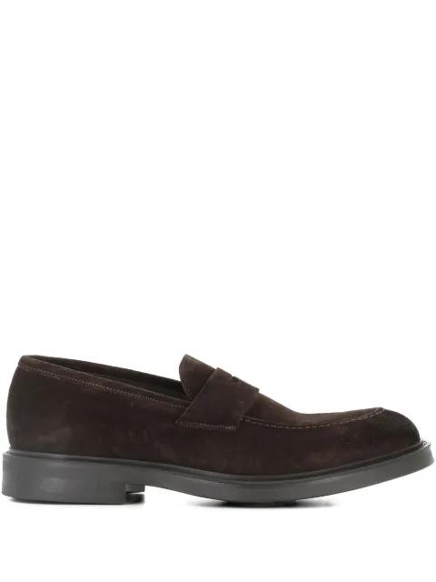 penny suede loafers by GREEN GEORGE