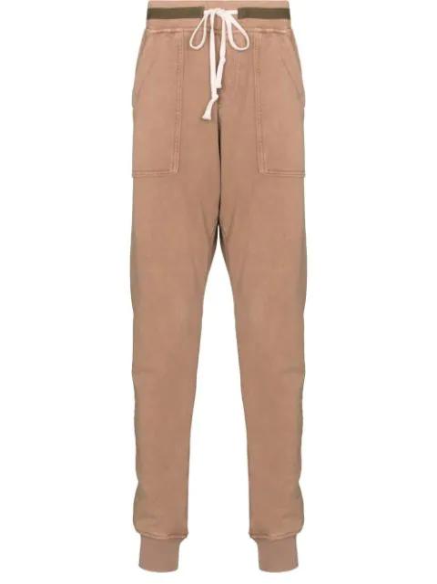 drawstring cotton track pants by GREG LAUREN