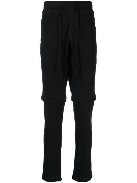 drawstring cotton track pants by GREG LAUREN