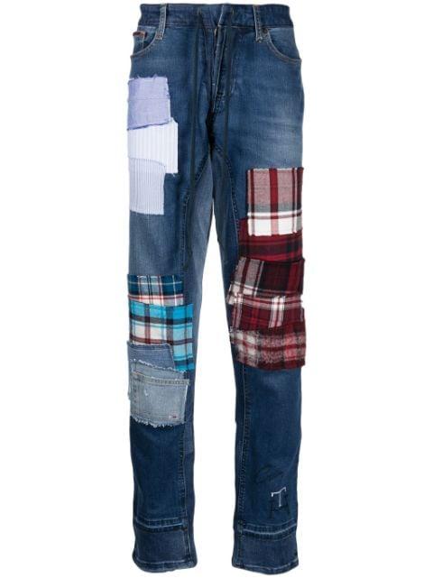 x Tommy Hilfiger patchwork jeans by GREG LAUREN