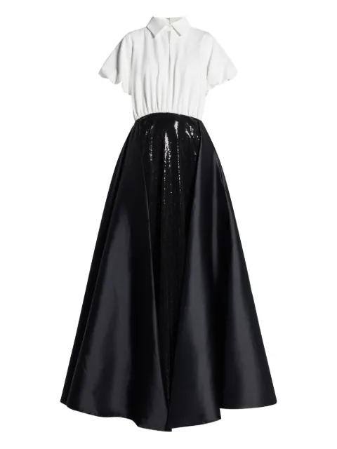 Champneys sequin-panel maxi dress by GRETA CONSTANTINE
