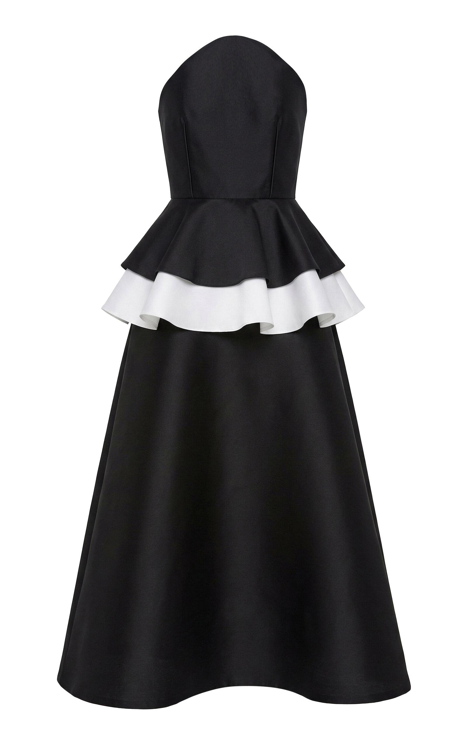 Greta Constantine Cormorant Strapless Silk-Blend Maxi Dress - Moda Operandi by GRETA CONSTANTINE