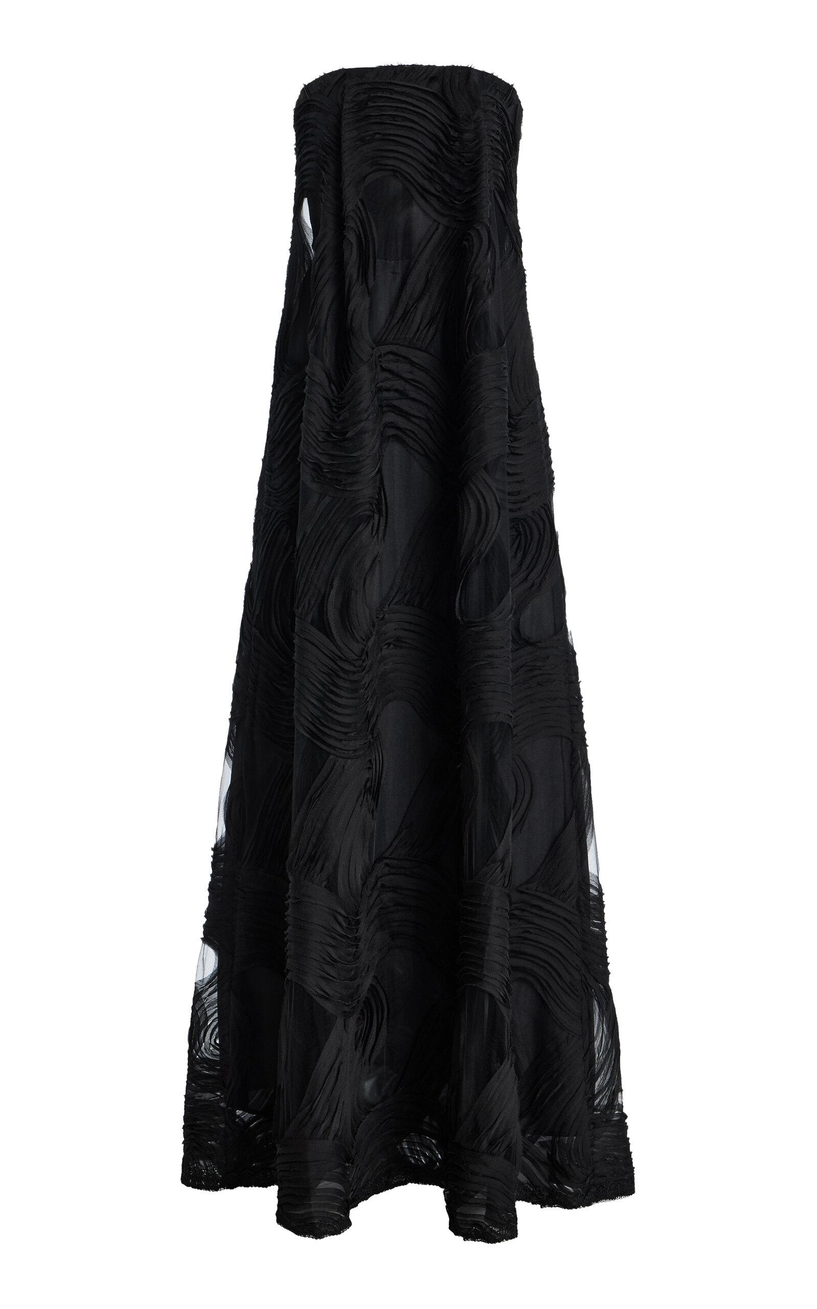 Greta Constantine Elma Ribbon-Embroidered Organza Gown - Moda Operandi by GRETA CONSTANTINE