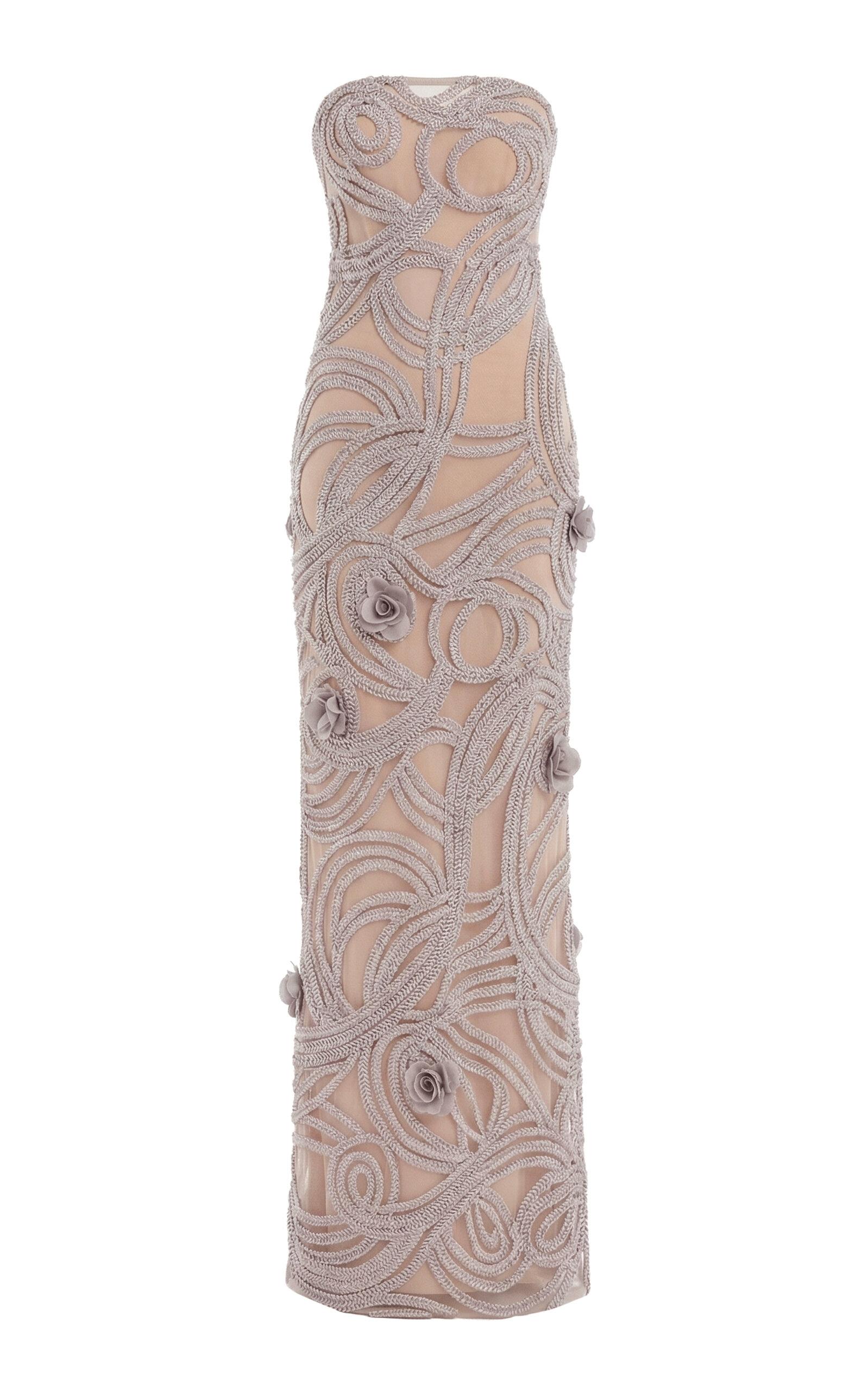 Greta Constantine Plumore Embroidered Maxi Dress - Moda Operandi by GRETA CONSTANTINE