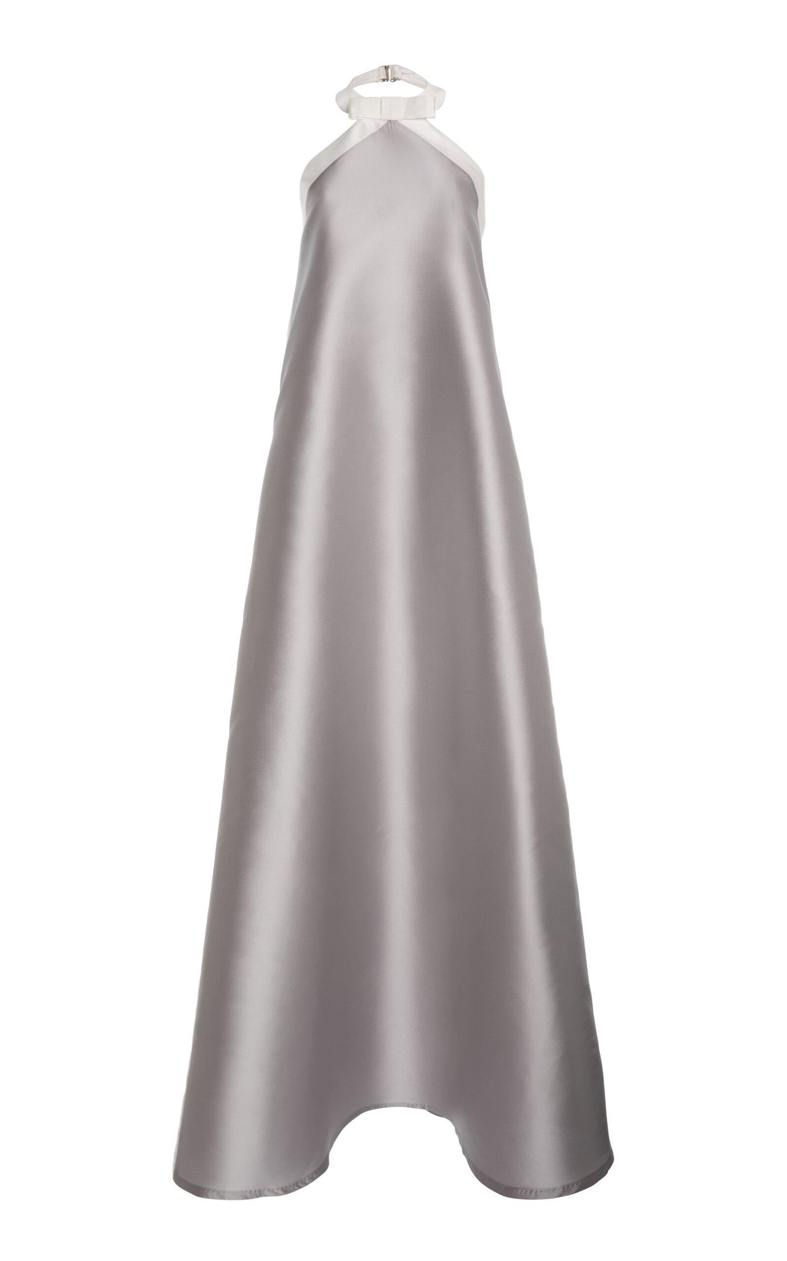 Greta Constantine Sparrow Satin Trapeze Gown - Moda Operandi by GRETA CONSTANTINE