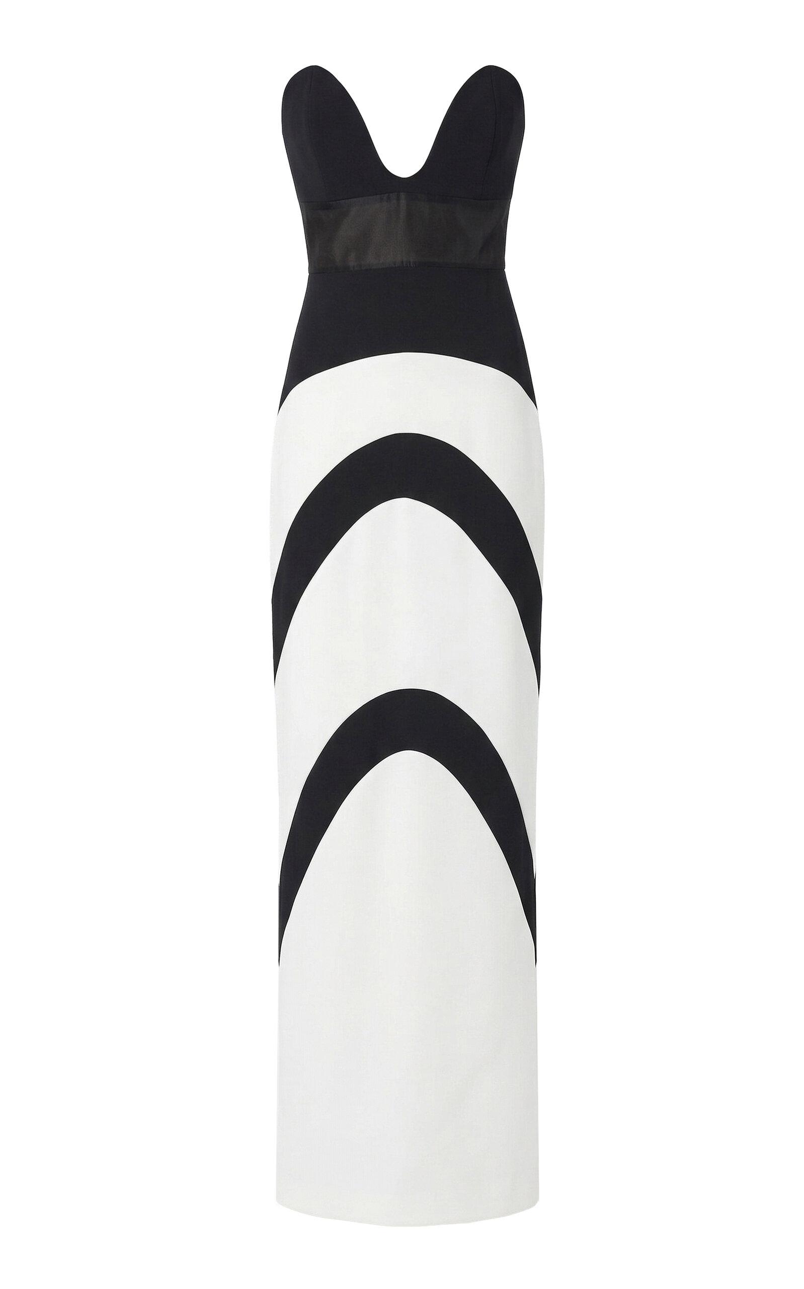 Greta Constantine Taipan Strapless Silk-Wool Maxi Dress - Moda Operandi by GRETA CONSTANTINE