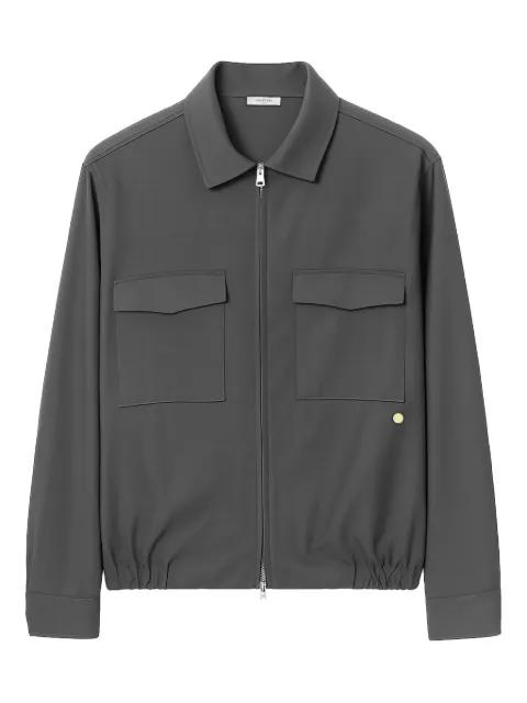 flap pocket zip jacket by GREYED