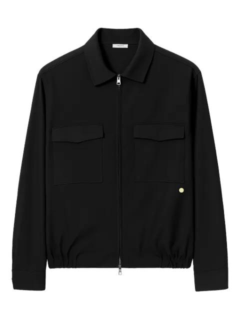 flap pocket zip jacket by GREYED