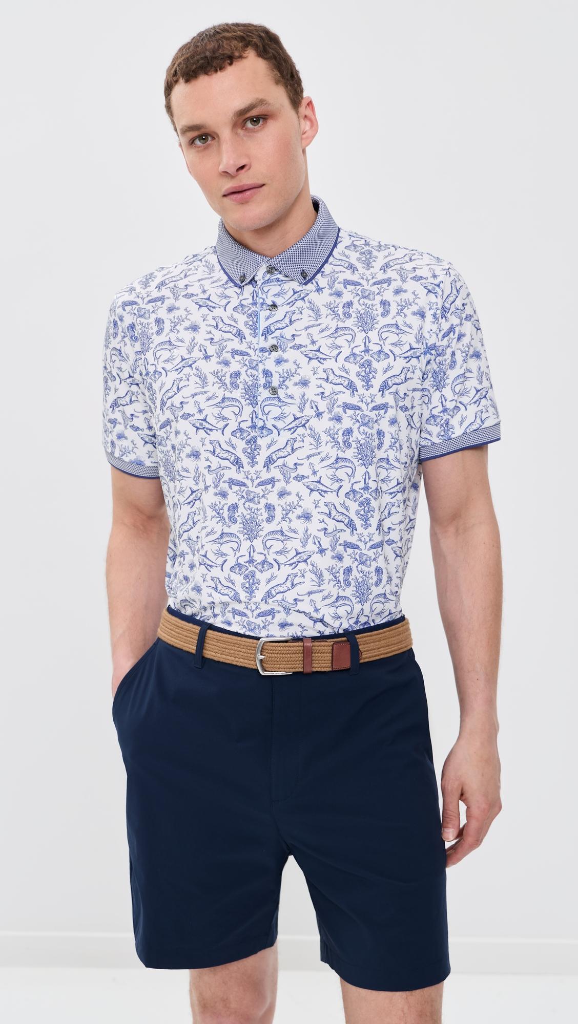 Coral Curiosities Polo by GREYSON