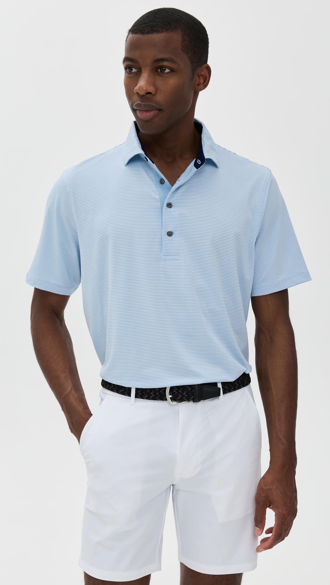 Saranac Striped Polo by GREYSON
