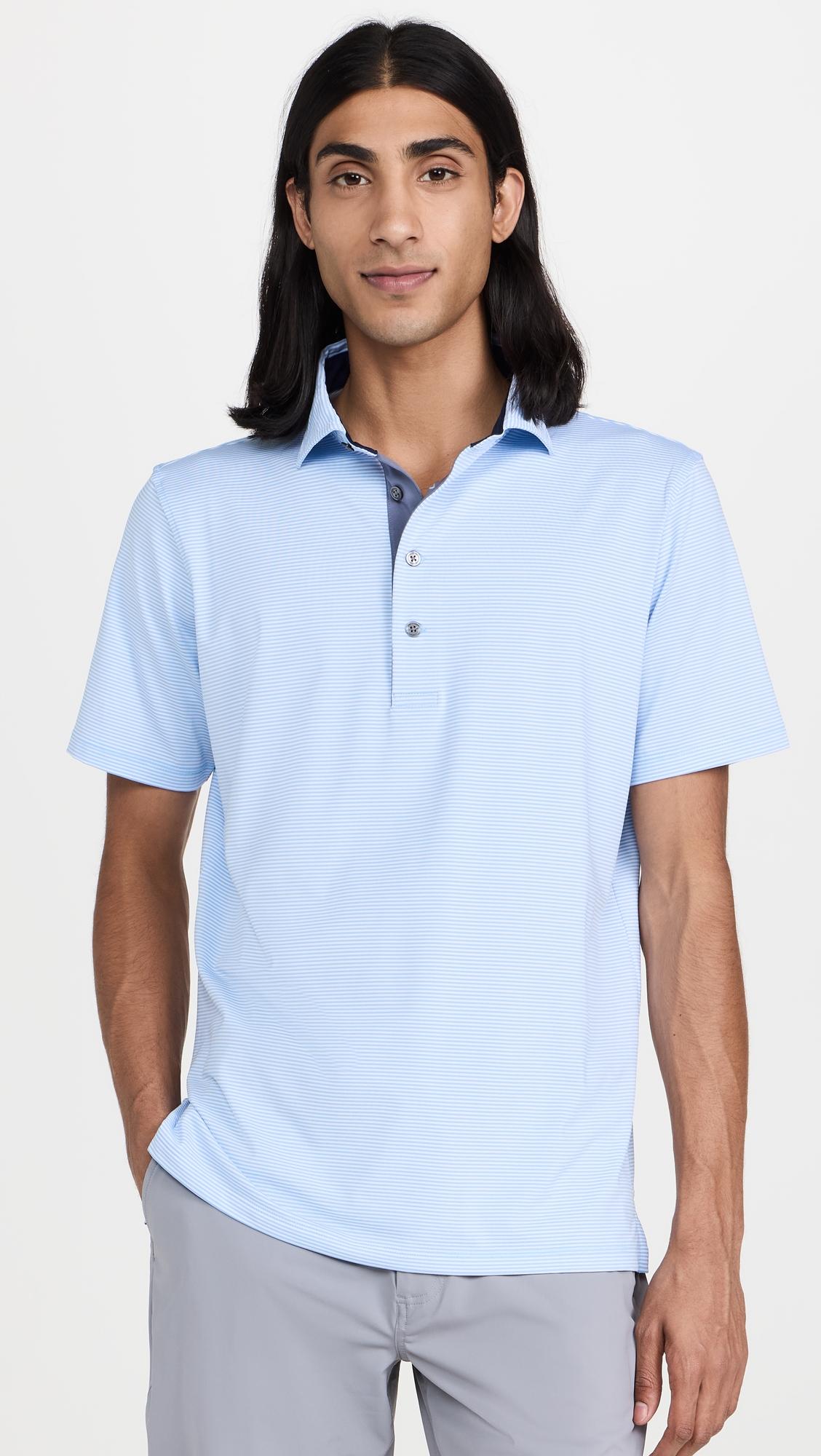 Saranac Striped Polo by GREYSON