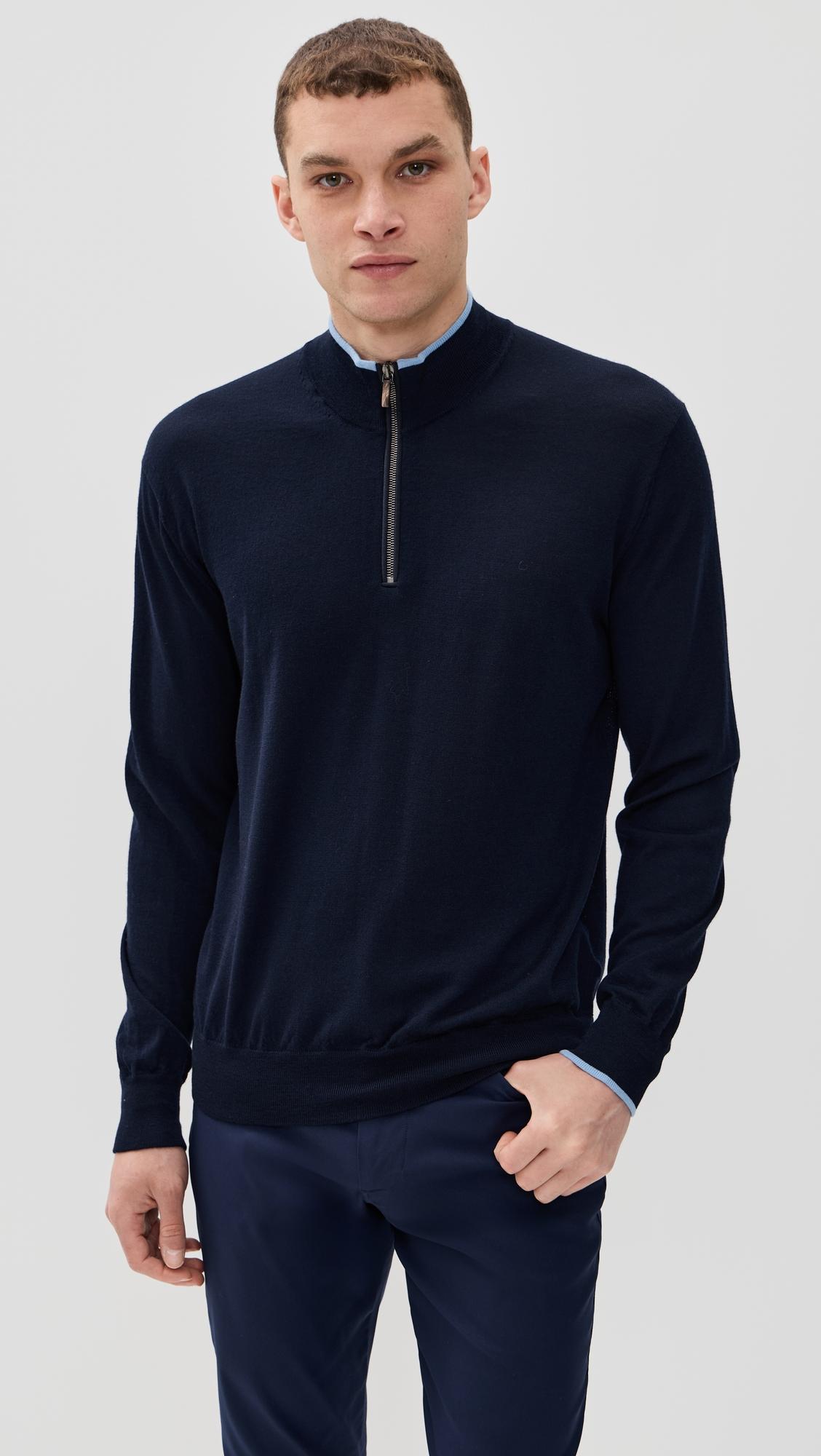 Saratoga Merino Quarter Zip Sweater by GREYSON