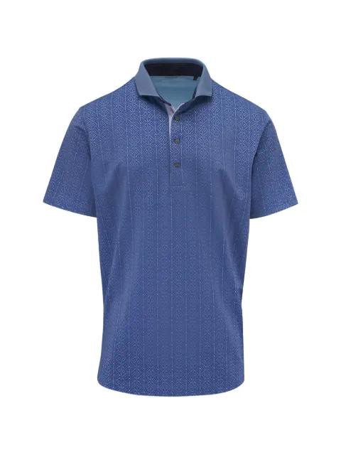 patterned polo shirt by GREYSON
