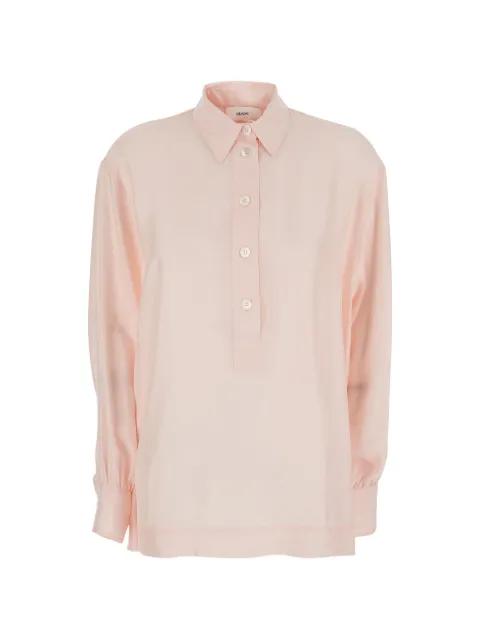 button-placket long-sleeve blouse by GRIFONI