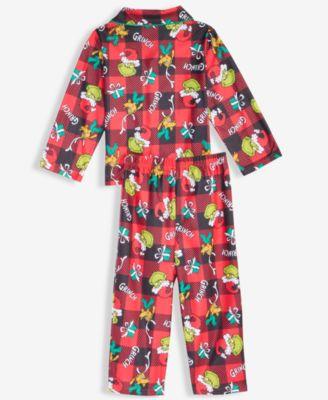 Boys 4-10 Printed Coat Pajama Set by GRINCH