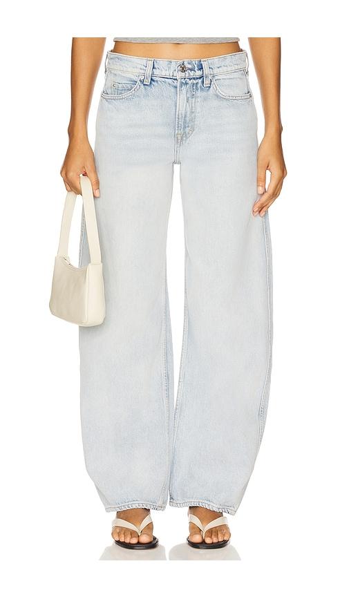 GRLFRND Austen Low Rise Curve in Blue by GRLFRND