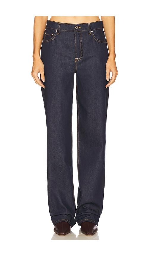 GRLFRND Bella Low Rise Boyfriend in Blue by GRLFRND