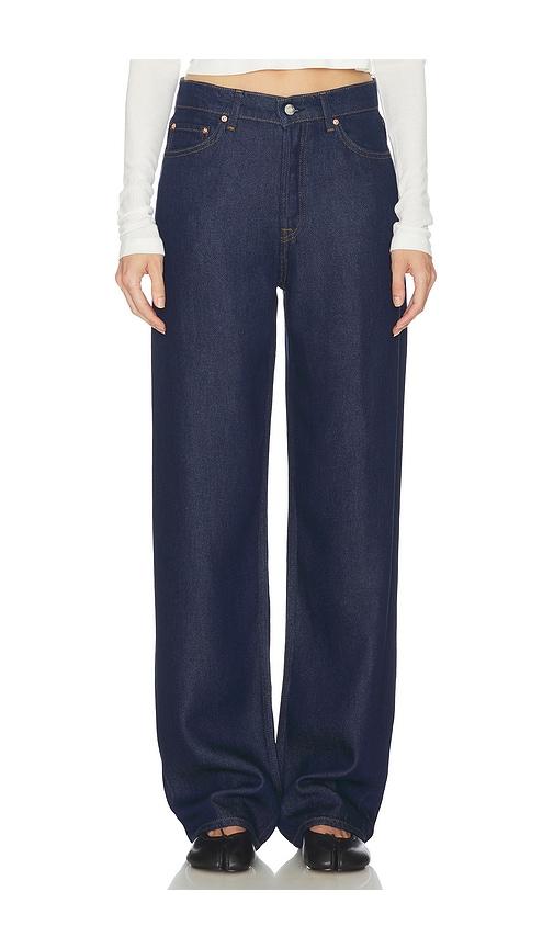 GRLFRND Bella Low Rise Boyfriend in Navy by GRLFRND
