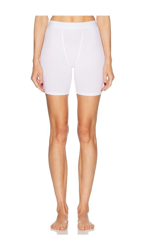 GRLFRND Boxer in White by GRLFRND