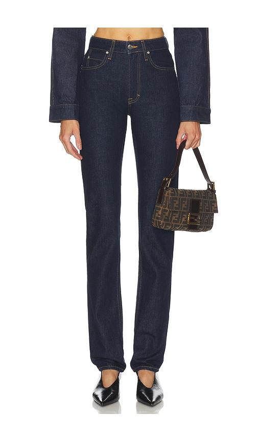 GRLFRND Cigarette Jean in Blue by GRLFRND