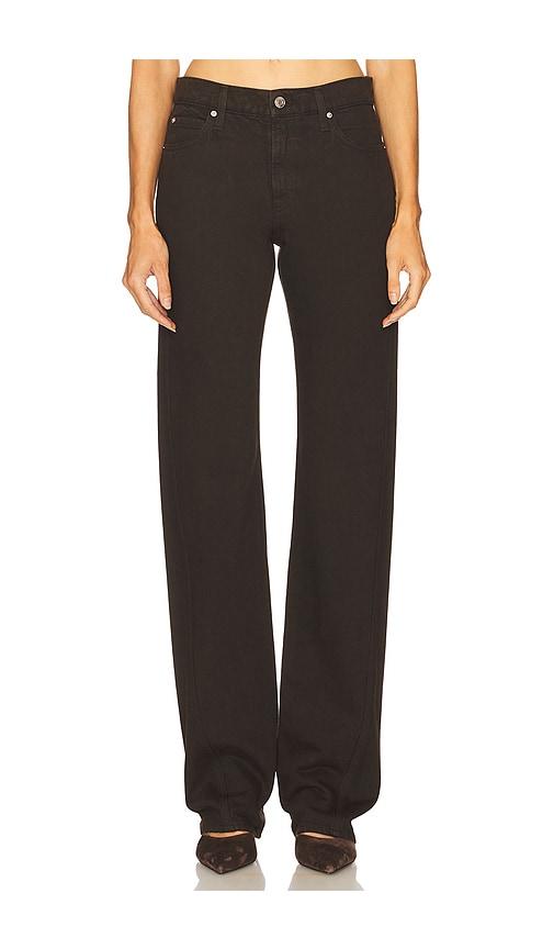 GRLFRND Graham Low Rise Straight Twisted Seam in Brown by GRLFRND