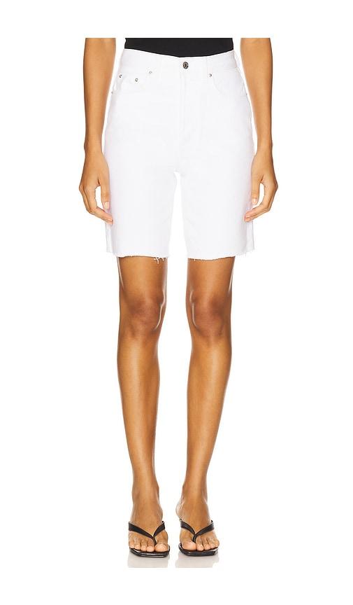 GRLFRND Jules Bermuda in White by GRLFRND