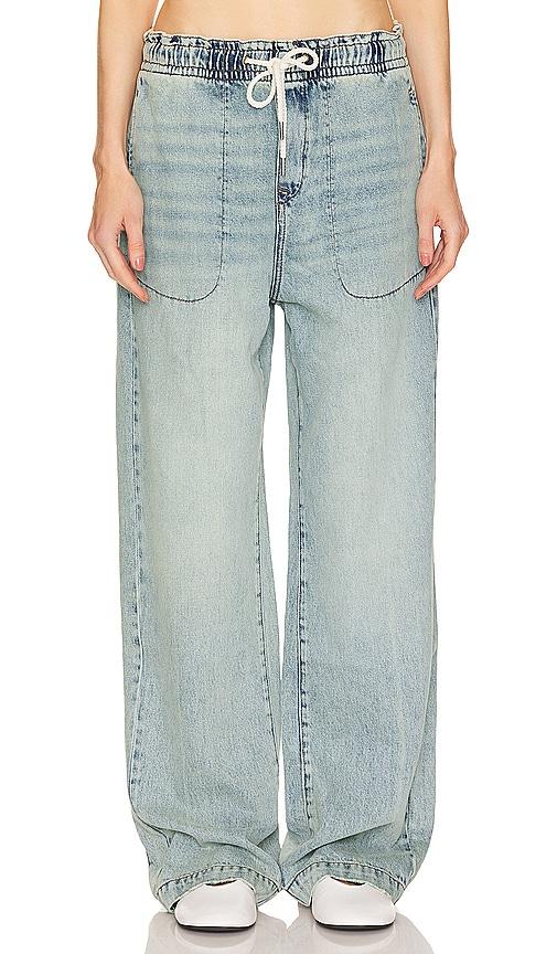 GRLFRND Kai Relaxed Jogger Jeans in Denim-Light by GRLFRND