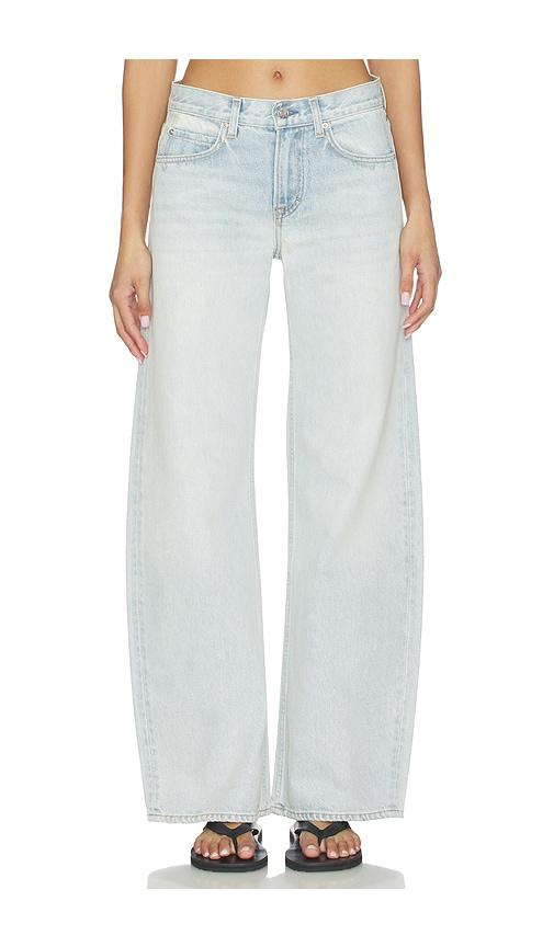 GRLFRND Rory Short Rise Baggy in Blue by GRLFRND
