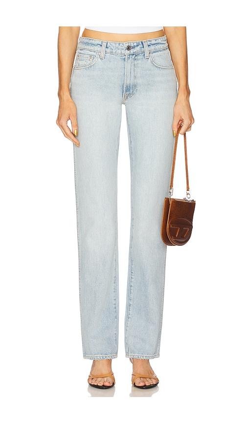 GRLFRND Sara Low Rise Slim in Blue by GRLFRND