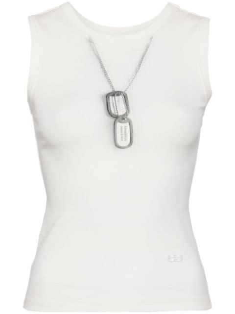 cotton blend tank top by GROUND ZERO