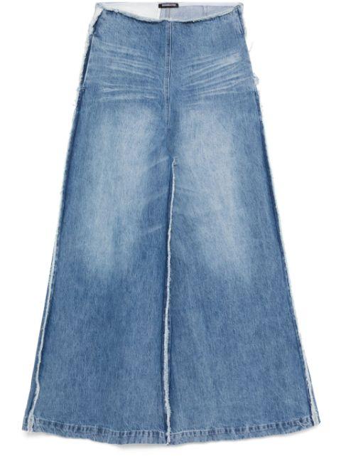frayed jeans by GROUND ZERO