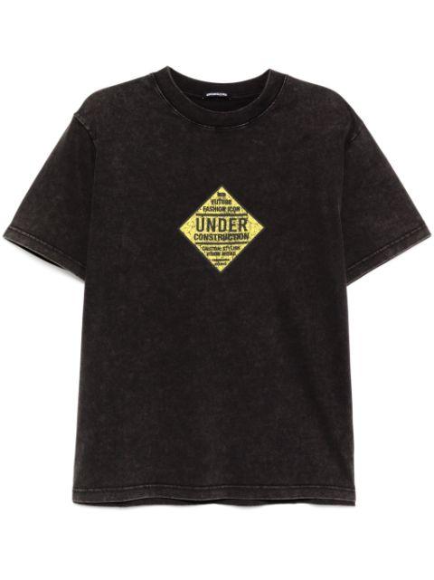 graphic-print T-shirt by GROUND ZERO