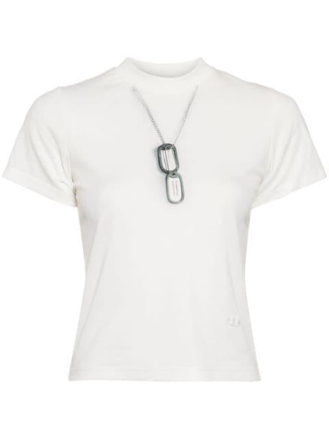 graphic print cotton blend T-shirt by GROUND ZERO