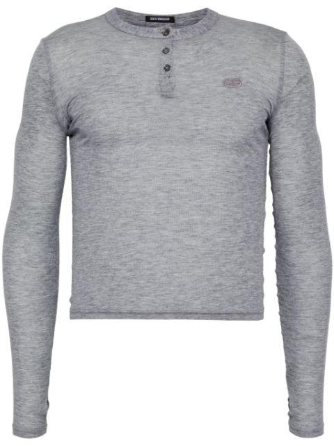 logo-embroidered T-shirt by GROUND ZERO