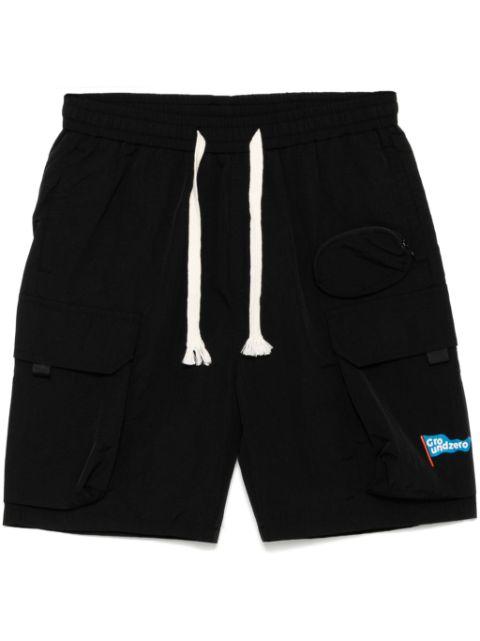 logo-print cargo shorts by GROUND ZERO