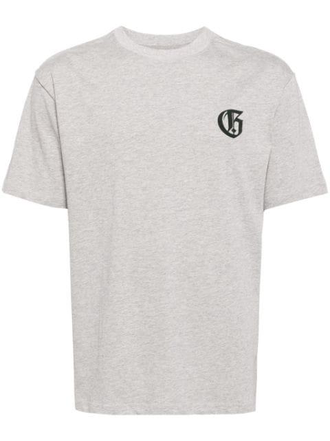 logo-print cotton T-shirt by GROUND ZERO