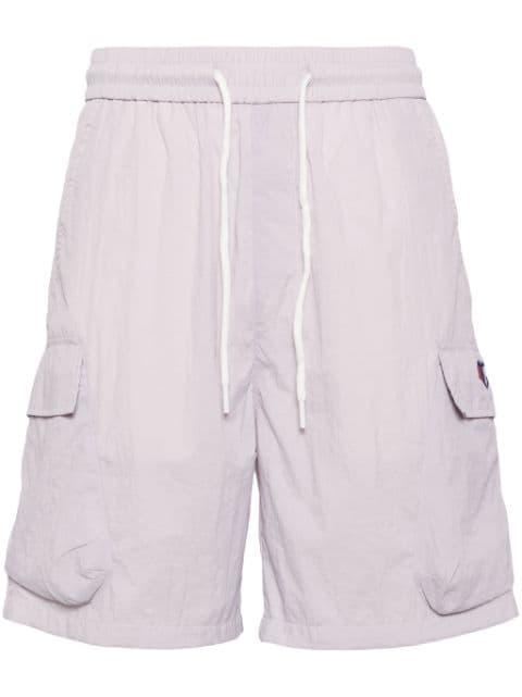 logo-print lightweight shorts by GROUND ZERO