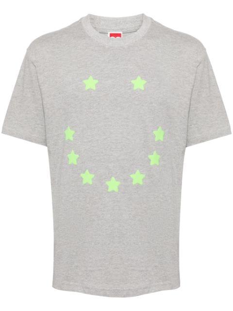 star-print cotton T-shirt by GROUND ZERO