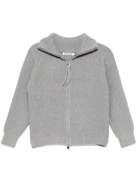 zip-up cardigan by GROUND ZERO